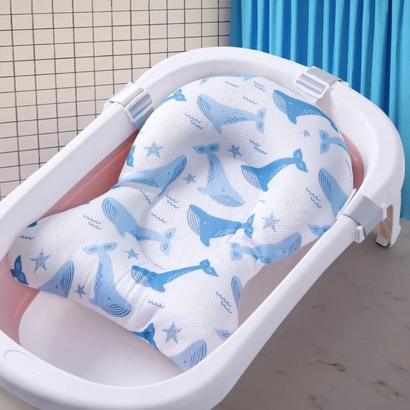 Baby Bath Tub Pad Portable Baby Non-Slip Bathtub Mat - Picture 5 of 5